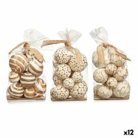   Set of Decorative Balls Fehér Barna (12 egység) MOST 37310 HELYETT 25423 Ft-ért!