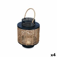   фенер Fekete Fém 17 x 23 x 17 cm (4 egység) Rattan MOST 27913 HELYETT 17122 Ft-ért!