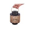 фенер Fekete Fém 17 x 23 x 17 cm (4 egység) Rattan MOST 27913 HELYETT 17122 Ft-ért!