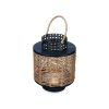 фенер Fekete Fém 17 x 23 x 17 cm (4 egység) Rattan MOST 27913 HELYETT 17122 Ft-ért!