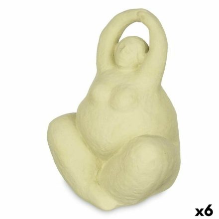 Dekoratív Figura Zöld Dolomite 14 x 18 x 11 cm (6 egység) Hölgy Yoga MOST 39244 HELYETT 24084 Ft-ért!