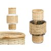 Gyertyatartó GiftDecor SG-29653 Átlátszó Természetes Üveg Rattan 15,5 x 31 x 15,5 cm (6 egység) MOST 55648 HELYETT 37924 Ft-ért!