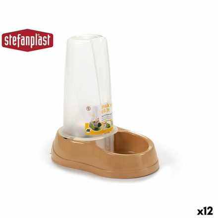 Kisállat takarmánytál Stefanplast 04093 Bézs szín Műanyag 650 ml 12 x 19,5 x 19 cm (12 egység) MOST 22785 HELYETT 13981 Ft-ért!