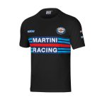   Férfi rövid ujjú póló Sparco Martini Racing Fekete XXL MOST 37558 HELYETT 27300 Ft-ért!