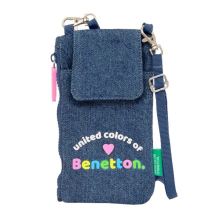 Pénztárca Benetton Denim Mobiltelefon táska Kék MOST 11547 HELYETT 4961 Ft-ért!