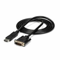   DisplayPort–DVI Adapter Startech DP2DVIMM6            (1,8 m) Fekete 1.8 m MOST 25175 HELYETT 16750 Ft-ért!