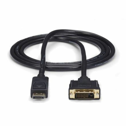 DisplayPort–DVI Adapter Startech DP2DVI2MM6           (1,8 m) Fekete 1.8 m MOST 18601 HELYETT 13278 Ft-ért!