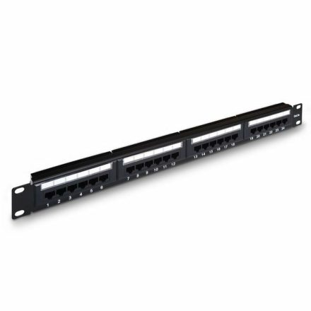 24 Portos UTP 5e Kategóriás Patch Panel Aisens A141-0307 MOST 14811 HELYETT 10566 Ft-ért!