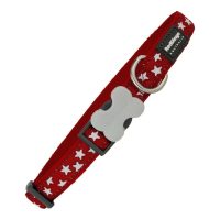   Nyakörv Red Dingo Style Piros Csillagok (2 x 31-47 cm) MOST 7379 HELYETT 4142 Ft-ért!