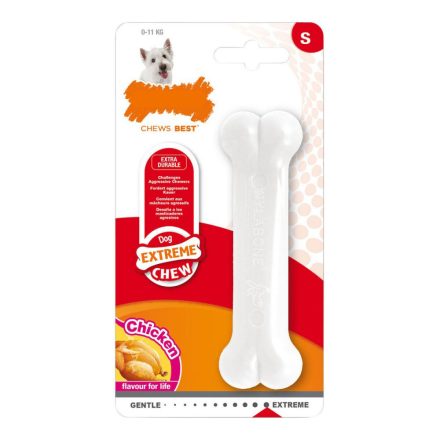 Kutya rágójátékok Nylabone Extreme Chew Csirke Nejlon Méret XS MOST 5824 HELYETT 3051 Ft-ért!