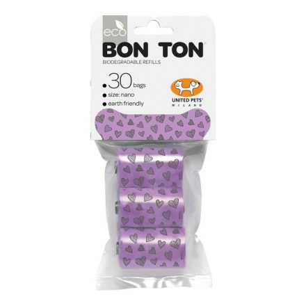 Higiéniai táskák United Pets Bon Ton Nano Kutya Lila (3 x 10 uds) MOST 5963 HELYETT 3125 Ft-ért!