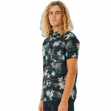 Férfi Ing Rip Curl Swc Botanica S/S Men Rövid ujjú Fekete MOST 39747 HELYETT 27870 Ft-ért!