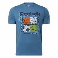   Férfi rövid ujjú póló Reebok GS Rec Center Kék MOST 18222 HELYETT 11831 Ft-ért!