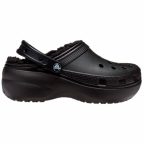   Klumpa Crocs Classic Platform Lined Clog Fekete MOST 49616 HELYETT 34790 Ft-ért!