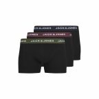   Férfi boxer alsó Jack & Jones Jacaron Solid Trunks Fekete MOST 19173 HELYETT 10211 Ft-ért!