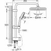 Zuhanyoszlop Grohe Vitalio Comfort 250 Műanyag MOST 180727 HELYETT 149430 Ft-ért!