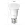 LED Izzók Philips Starter Kit E27 9,5 W Fehér F (3 egység) MOST 85557 HELYETT 70747 Ft-ért!