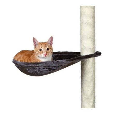 Függőágy macskáknak Trixie Hammock Szürke Fém Ø 40 cm MOST 27287 HELYETT 17503 Ft-ért!