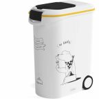   Pet food canister Curver 794096 Kerekes Fehér Műanyag 20 kg 54 L 49,3 x 27,8 x 60,5 cm MOST 51193 HELYETT 37213 Ft-ért!