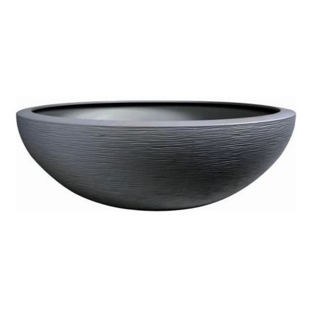 Virágcserép EDA Graphit Washbasin Szürke Sötét szürke (Ø 59 x 21 cm) MOST 38022 HELYETT 24993 Ft-ért!