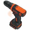 Csavarbehajtó Black & Decker BDCDD12KB-QW 10,8 V MOST 97491 HELYETT 73368 Ft-ért!