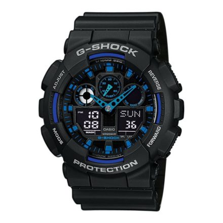 Férfi karóra Casio G-Shock GA-100-1A2ER Ø 51 mm Fekete Többszínű MOST 91868 HELYETT 69135 Ft-ért!