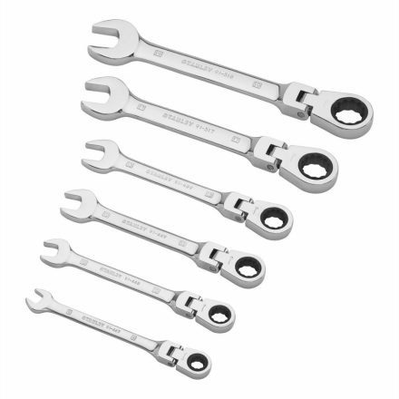 Combination spanner set Stanley 181a.25cpepb 8-19 mm 6 Darabok MOST 79130 HELYETT 59552 Ft-ért!