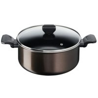   Lábas fedéllel Tefal B5544602 Fekete Alumínium 4 Darabok Ø 24 cm MOST 48912 HELYETT 35551 Ft-ért!