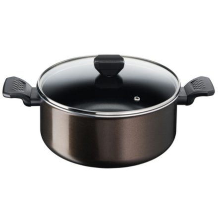 Lábas fedéllel Tefal B5544602 Fekete Alumínium 4 Darabok Ø 24 cm MOST 48912 HELYETT 35551 Ft-ért!