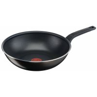   Wok Serpenyő Tefal B5541902 Fekete Alumínium Ø 28 cm MOST 44642 HELYETT 29350 Ft-ért!