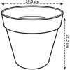 Virágcserép Elho   Kör Alakú Műanyag Ø 40 cm MOST 37906 HELYETT 24919 Ft-ért!