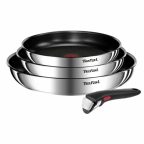   Serpenyő készlet Tefal Emotion L897S404 Rozsdamentes acél Ø 24 cm Ø 22 cm Ø 28 cm MOST 81141 HELYETT 61065 Ft-ért!