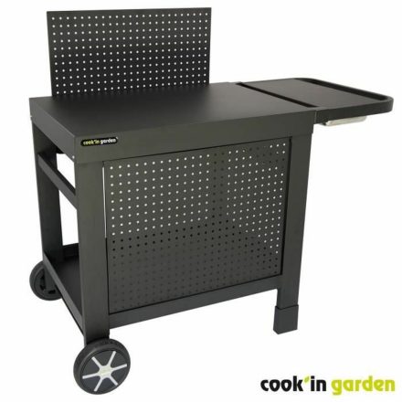 Kerti Kocsi Cook'in Garden Reva 110 Premium Fekete Acél 108 x 55 cm Kert MOST 213784 HELYETT 176763 Ft-ért!