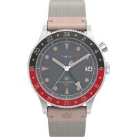   Férfi karóra Timex THE WATERBURY GMT Szürke (Ø 39 mm) MOST 153913 HELYETT 117674 Ft-ért!