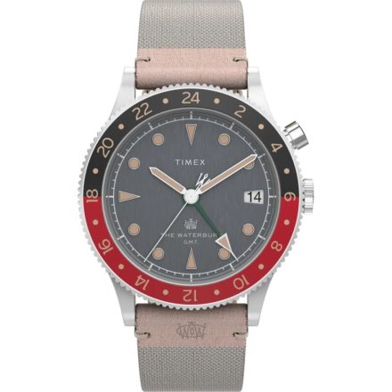 Férfi karóra Timex THE WATERBURY GMT Szürke (Ø 39 mm) MOST 153913 HELYETT 117674 Ft-ért!