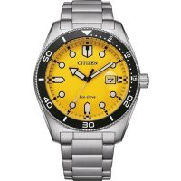   Férfi karóra Citizen OF COLLECTION - MARINE 1760 ECO DRIVE - YELLOW Sárga Ezüst színű (Ø 43 mm) MOST 145668 HELYETT 119121 Ft-ért!