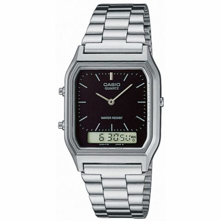 Unisex karóra Casio Fekete Ezüst színű MOST 66136 HELYETT 43480 Ft-ért!