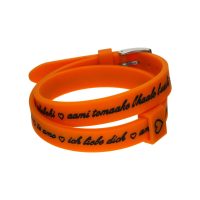   Női karkötő il mezzometro I LOVE YOU SILVER - SILICONE BRACELET MOST 28717 HELYETT 16114 Ft-ért!