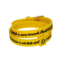   Női karkötő il mezzometro I LOVE YOU GOLD - BRACCIALE IN SILICONE/SILICONE BRACELET MOST 28717 HELYETT 16114 Ft-ért!