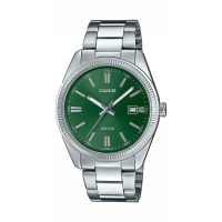   Férfi karóra Casio MTP-1302PD-3AVEF Zöld Ezüst színű (Ø 38,5 mm) MOST 65656 HELYETT 47721 Ft-ért!