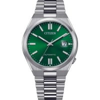   Férfi karóra Citizen TSUYOSA AUTOMATIC Zöld Ezüst színű (Ø 40 mm) MOST 223521 HELYETT 182013 Ft-ért!