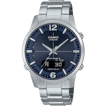 Férfi karóra Casio LINEAGE Multi Band 6 Tough Solar Ezüst színű (Ø 40 mm) MOST 192584 HELYETT 156532 Ft-ért!