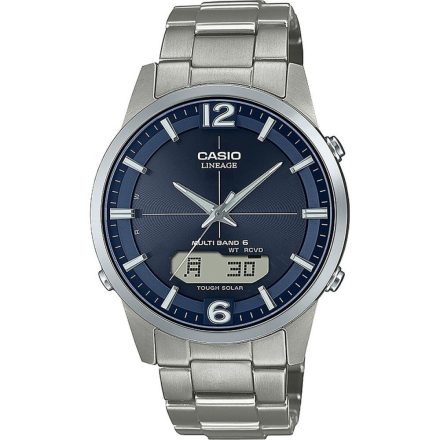 Férfi karóra Casio LINEAGE Multi Band 6 Tough Solar Ezüst színű (Ø 40 mm) MOST 231256 HELYETT 179698 Ft-ért!