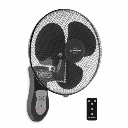 Fali Ventilátor Orbegozo WF0243 Fekete 50 W Ø 40 cm MOST 38710 HELYETT 27937 Ft-ért!