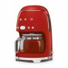 Kávéfőző Smeg DCF02RDEU Piros 1050 W 1,4 L MOST 153913 HELYETT 108117 Ft-ért!