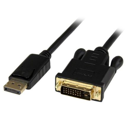 DisplayPort–DVI Adapter Startech DP2DVIMM6BS Fekete 1,8 m MOST 34866 HELYETT 21901 Ft-ért!