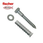   Fali dugók és csavarok Fischer 535512 Fali dugók és csavarok 2 egység (10 x 80 mm) MOST 2753 HELYETT 1439 Ft-ért!