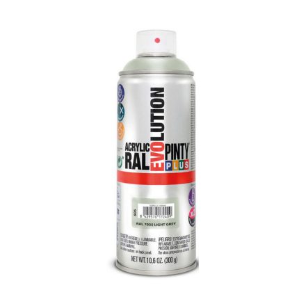 Spray festék Pintyplus Evolution RAL 7035 400 ml Világos szürke MOST 8129 HELYETT 4564 Ft-ért!