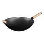   Wok Serpenyő Secret de Gourmet Fekete Rozsdamentes acél Ø 35 cm MOST 16343 HELYETT 9781 Ft-ért!