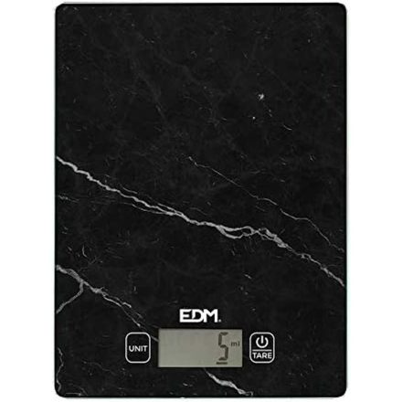 konyhai mérleget EDM Fekete 5 kg (14 x 19.5 cm) MOST 15940 HELYETT 9541 Ft-ért!